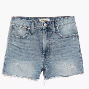 Madewell Perfect Jean Short in Snyder Wash: TENCEL™ Denim Edition NWT